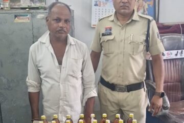 रायपुर पुलिस ने अवैध शराब परिवहन करते एक आरोपी को पकड़ा