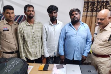 हॉस्टल में चोरी करने वाले तमिलनाडु के 3 आरोपी गिरफ्तार, 1.5 लाख का माल बरामद