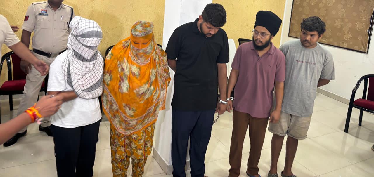 रायपुर में हेरोइन सिंडिकेट का भंडाफोड़, 6 आरोपी गिरफ्तार, ₹57 लाख की ड्रग्स जब्त
