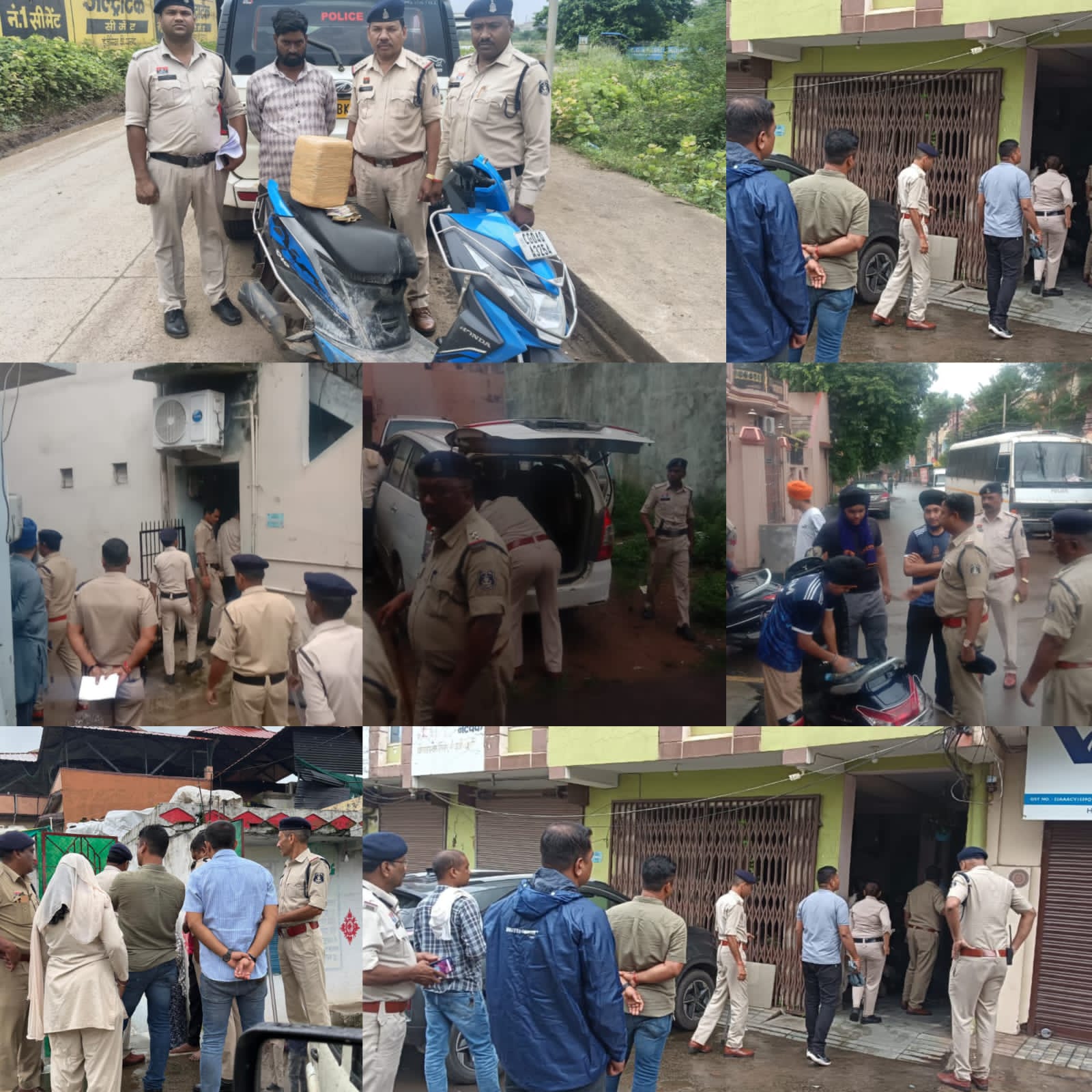 कबीर नगर में रायपुर पुलिस की तड़के छापेमारी, चिट्टा तस्कर गिरफ्तार