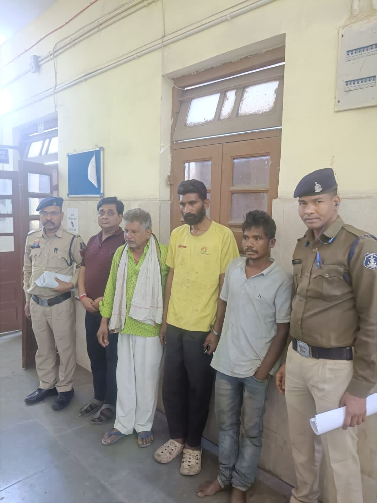 आईटीएमएस केबल चोरी में चार गिरफ्तार, 5.5 किलो तांबा जब्त