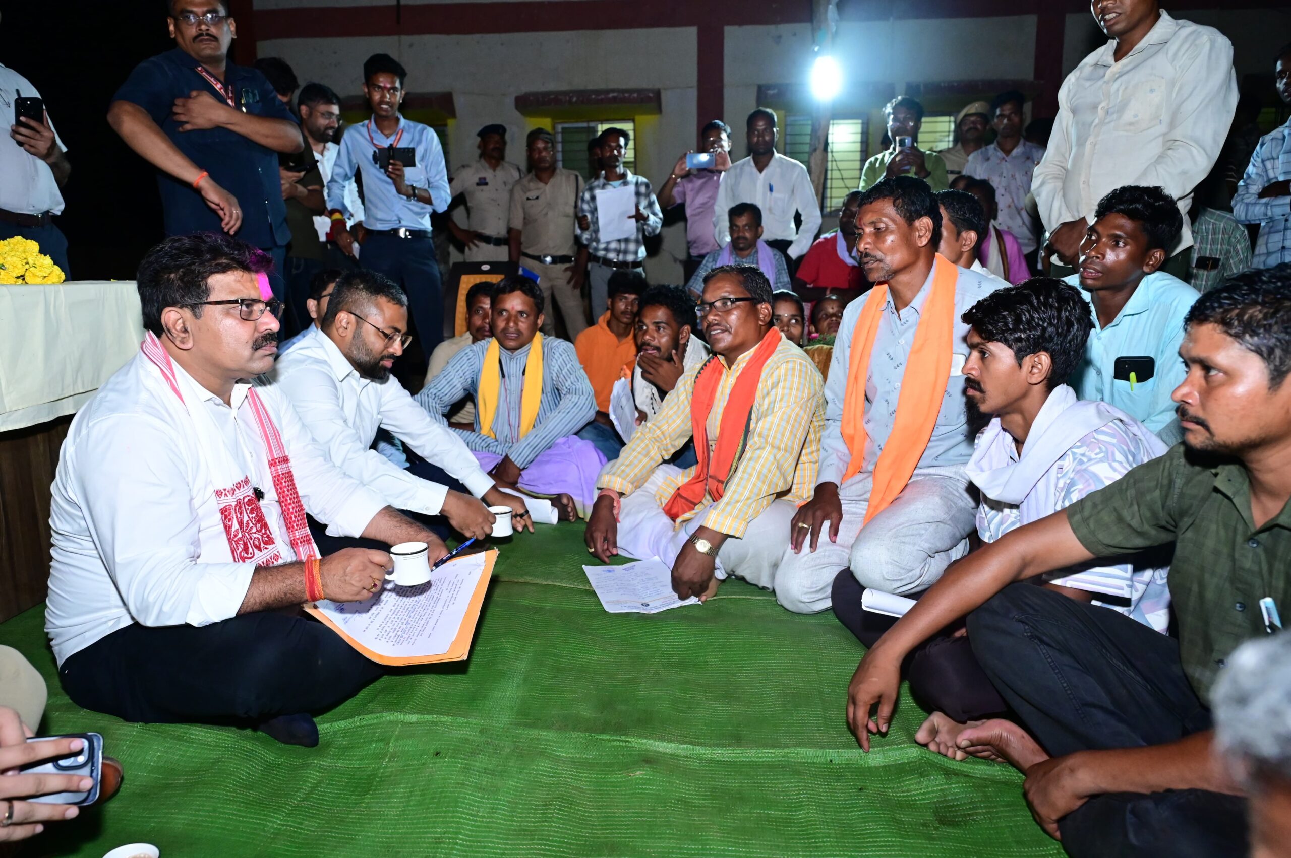 नक्सल प्रभावित किसकोड़ो में उप मुख्यमंत्री ने लगाई जनचौपाल